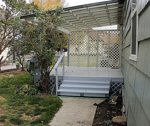 Deck off the kitchen