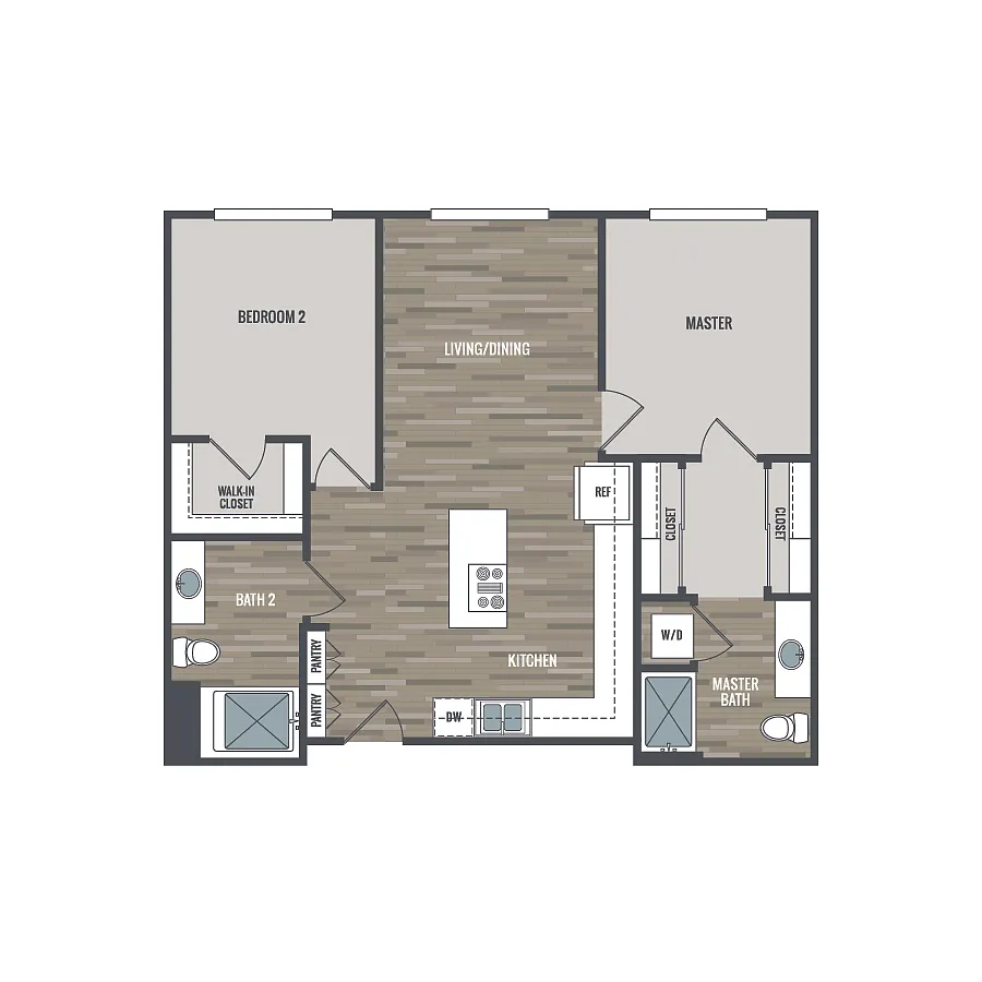 Floor plan 2B