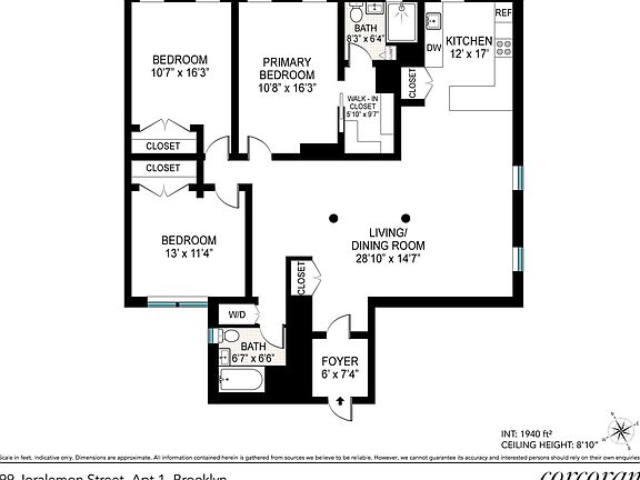 2nd image of 99 Joralemon St #B