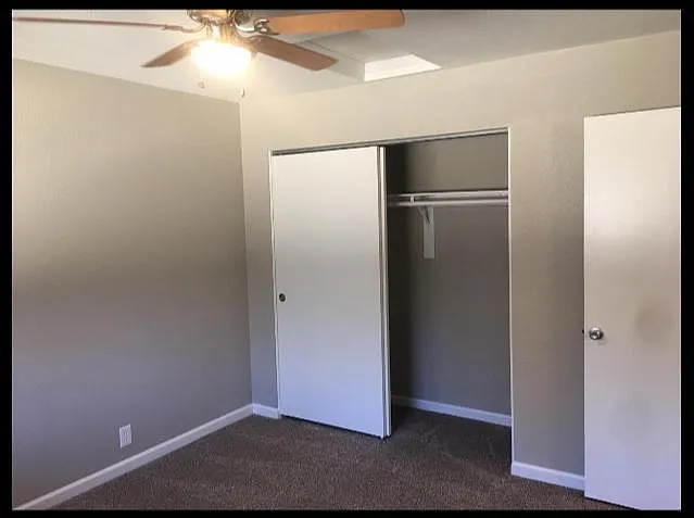Bedroom and closet