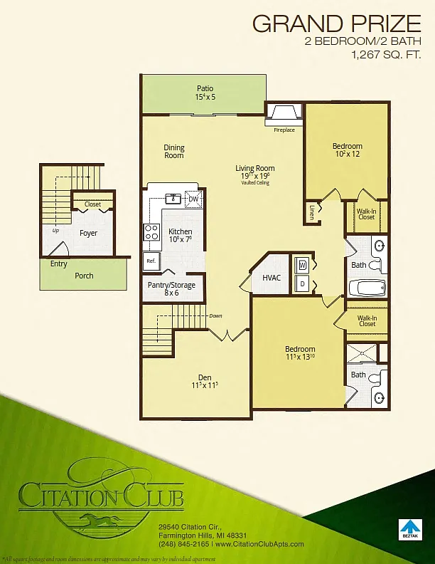 Floor plan Grand Prize