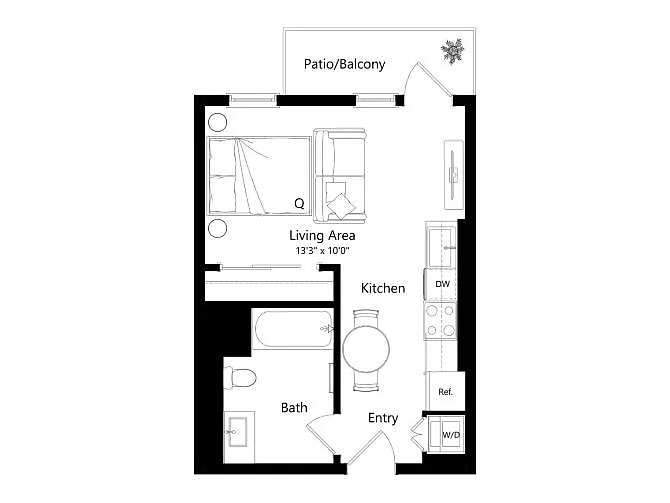 Floor plan 501-Broadway_B1