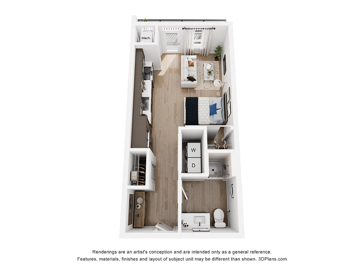 Floor plan Studio A2a