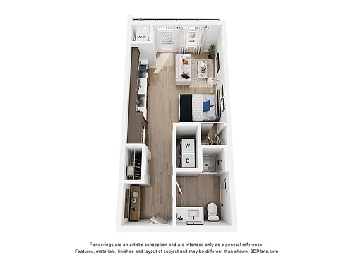 Floor plan Studio A2a