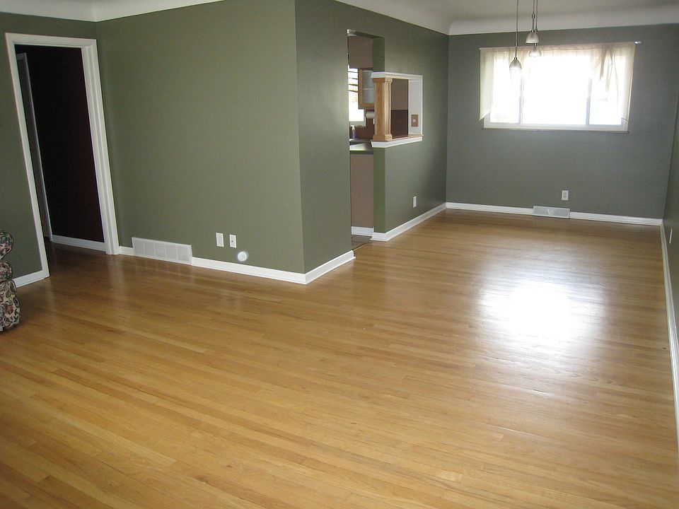 Living room and dining area