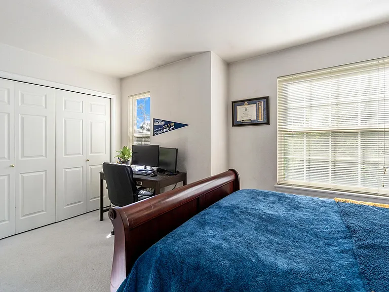 Bedroom 2 with ensuite walk in shower