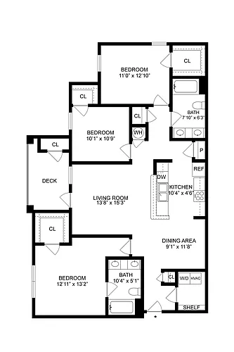 Floor plan The Moultrie