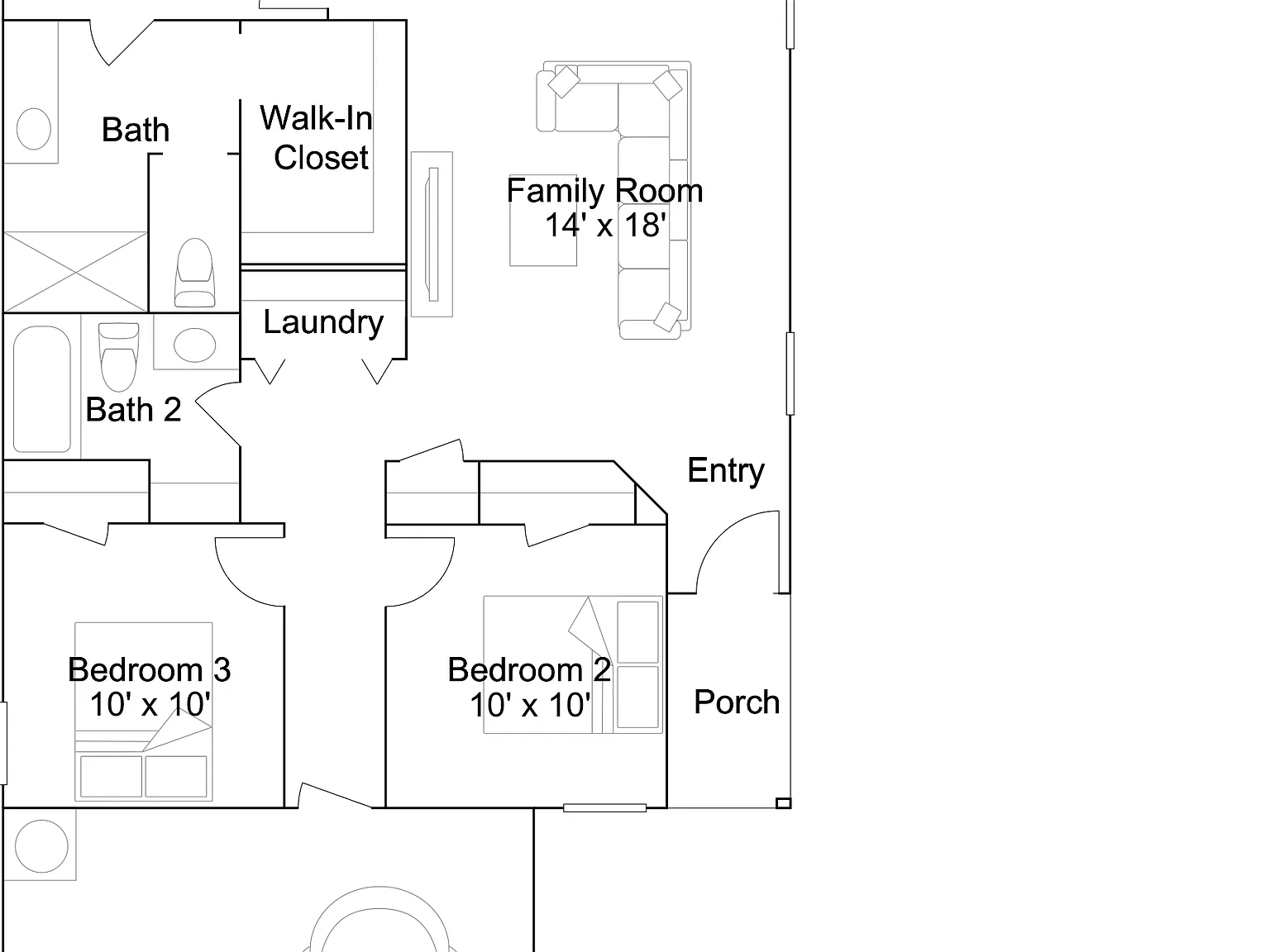3 bed, 2.0 bath, 1248 sqft, $1,345 — Photo 2