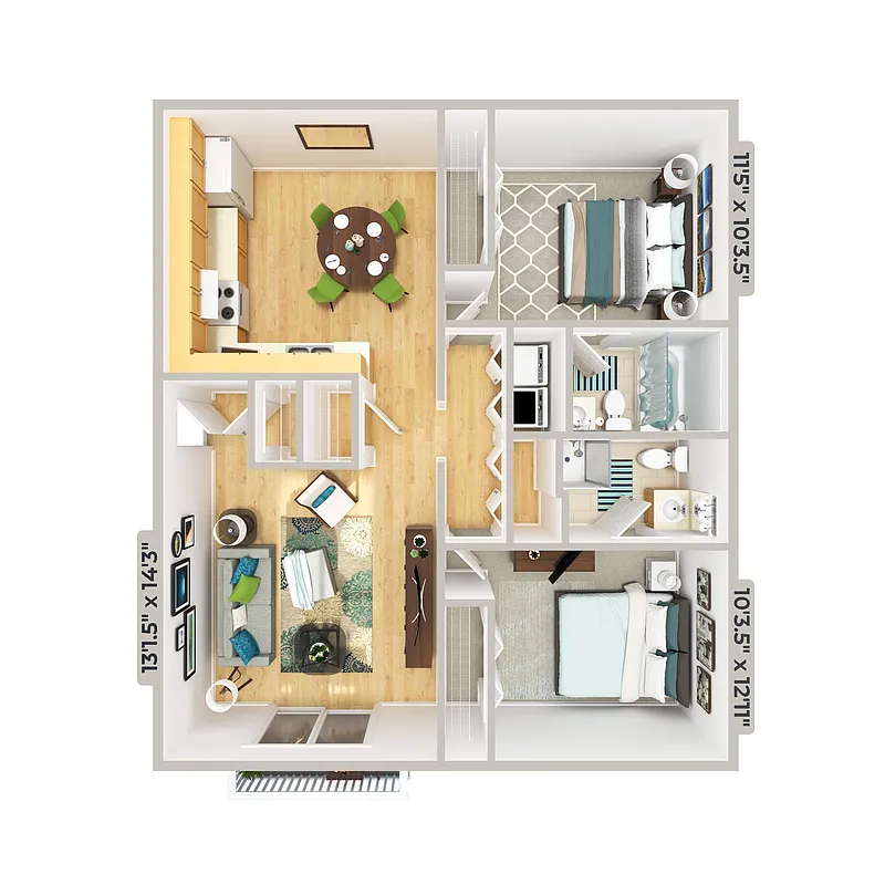 Floor plan B1