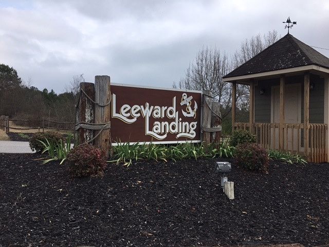 entrance to the gated community