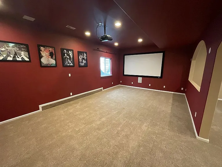 Home theater for indoor family entertainment!