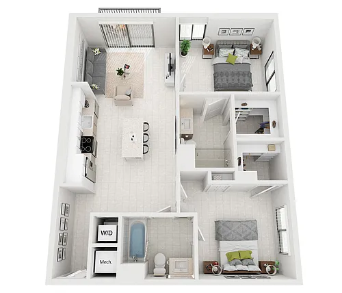 Floor plan Model B2