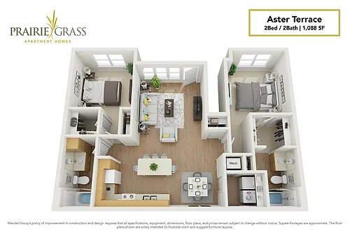 Floor plan Aster Terrace