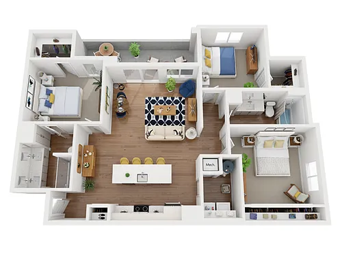 Floor plan Steel