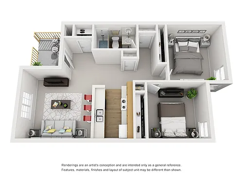 Floor plan BORDEAUX UPSTAIRS