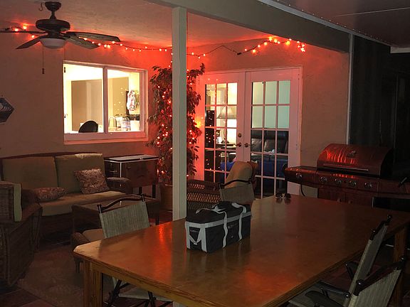 Beautiful backyard porch