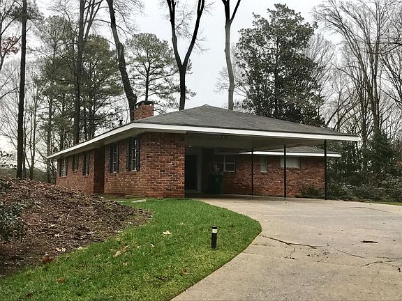 Driveway entrance to carport