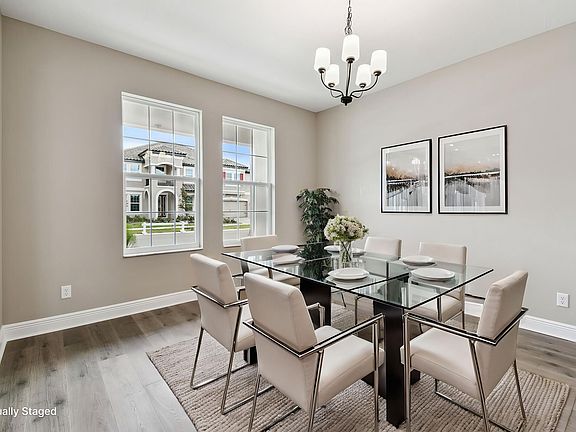 Dining Room - Virtually Staged - Representational Photo