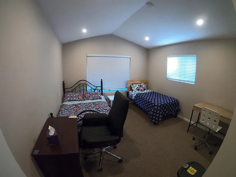Upstairs room to the left (Room 2)