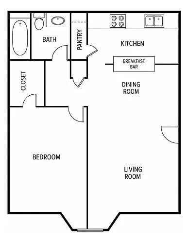 Floor plan Petit Jean