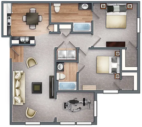 Floor plan The Cooper