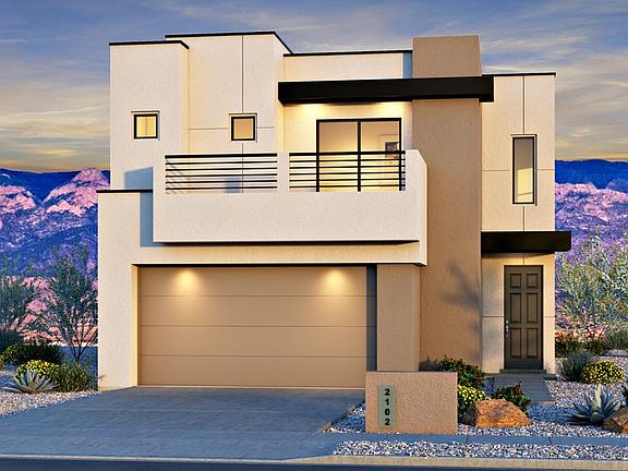 Modern Elevation with open deck