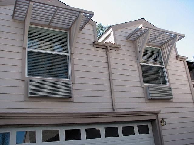 front of apartment