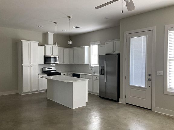 Open kitchen, dining and living room