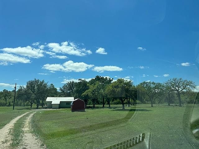 Ranch road leading up to the house