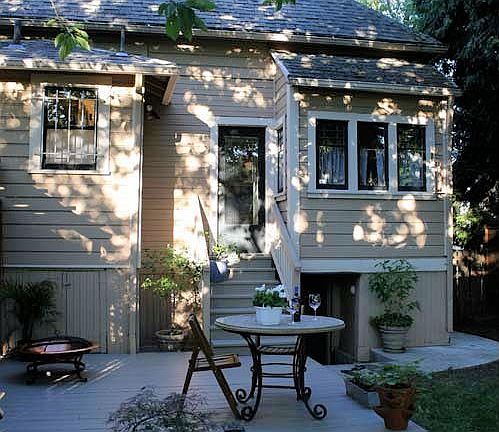Comfortable back deck
