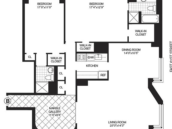 2nd image of 800 5th Ave #5B