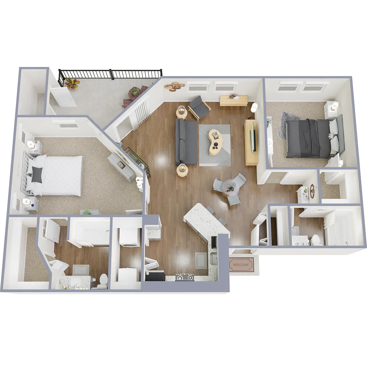 Floor plan B2