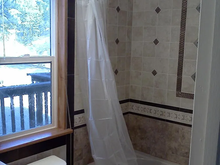 New bath downstairs.
