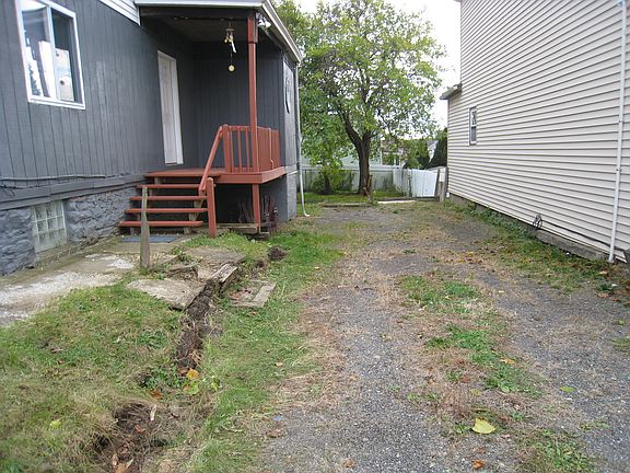 Side porch & Driveway