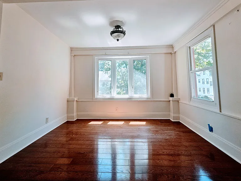 Living Room with bay window