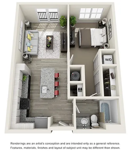 Floor plan 1E