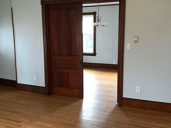living room view into dining