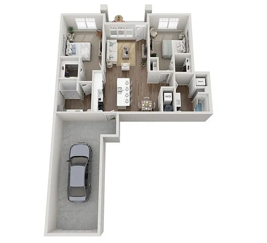 Floor plan 2B