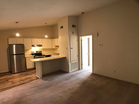 Vaulted ceiling in living room!