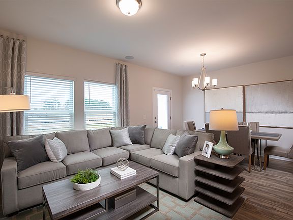 Relax with family and friends in the great room.