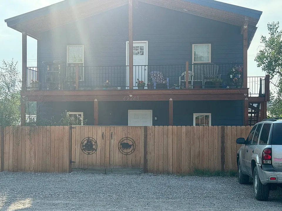 Front view from the road. Old HWY 93.