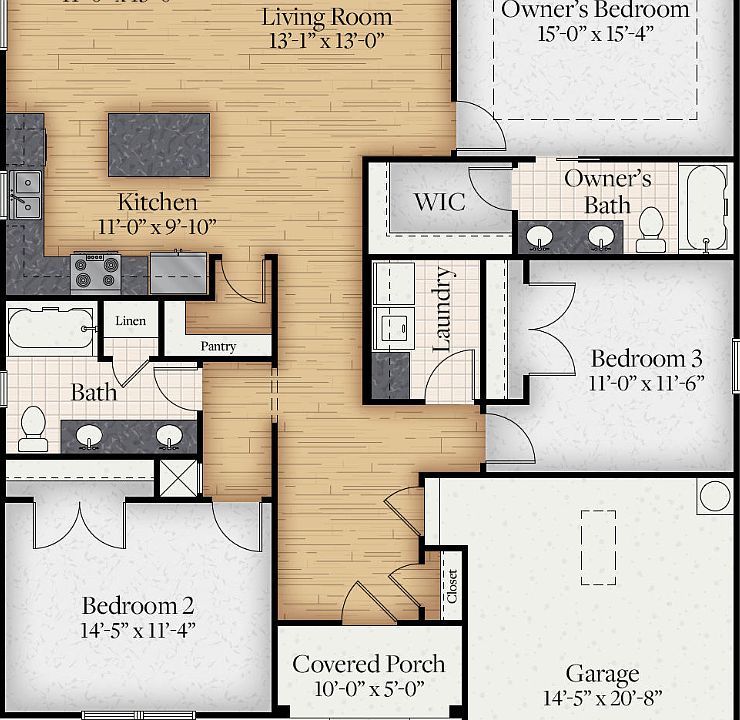 Samantha Plan, Ashantilly Cottages, Darien, GA 31305 Zillow