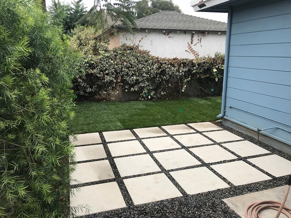 Private backyard