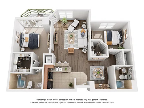 Floor plan The Bermuda