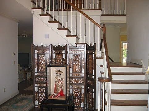 Entry looking in (living room to left, Dining Room to right)