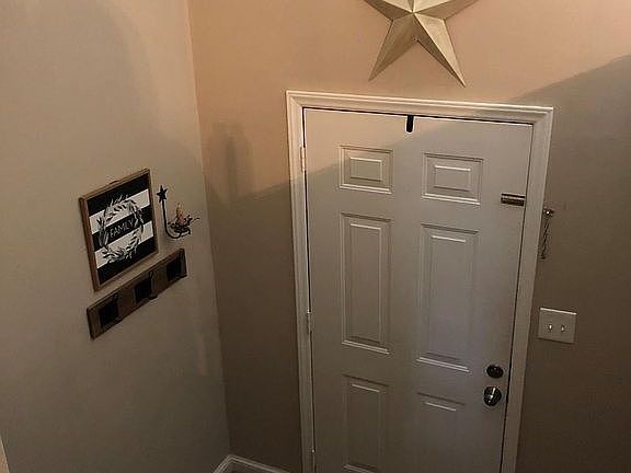 Inside front door to Foyer