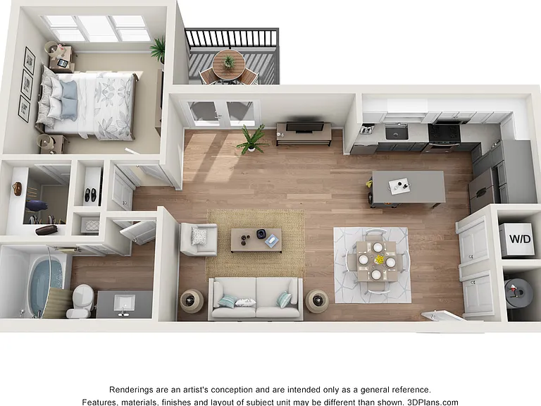 The Sawyer Providence Farm - A2 - 1 Beds - 1 Baths - 709 Sq. ft.