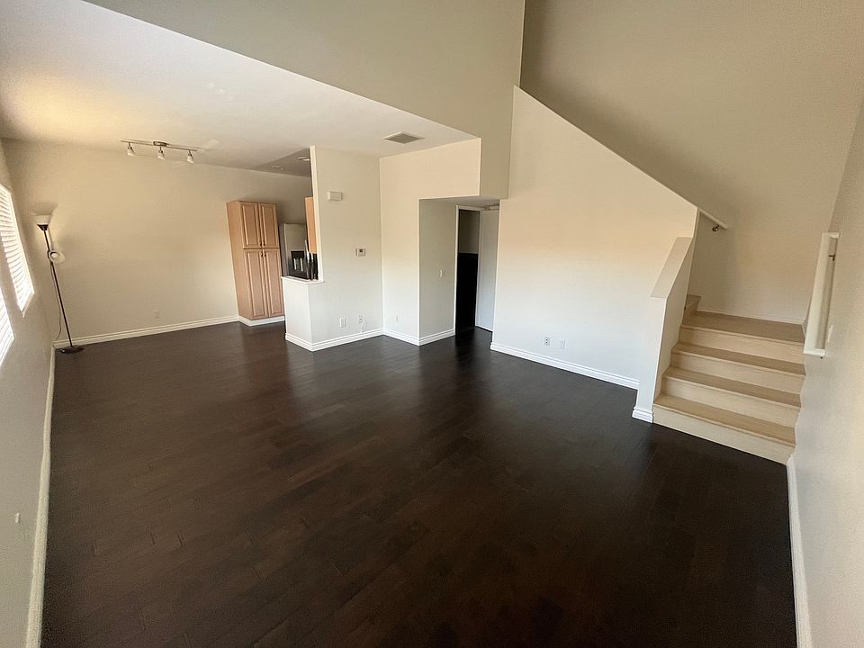 Living room and dining room