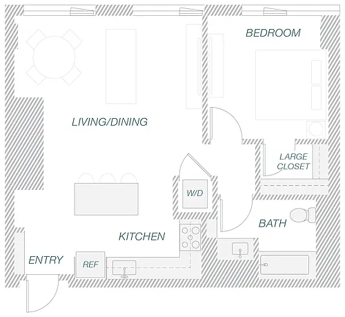 Floor plan 1-13C