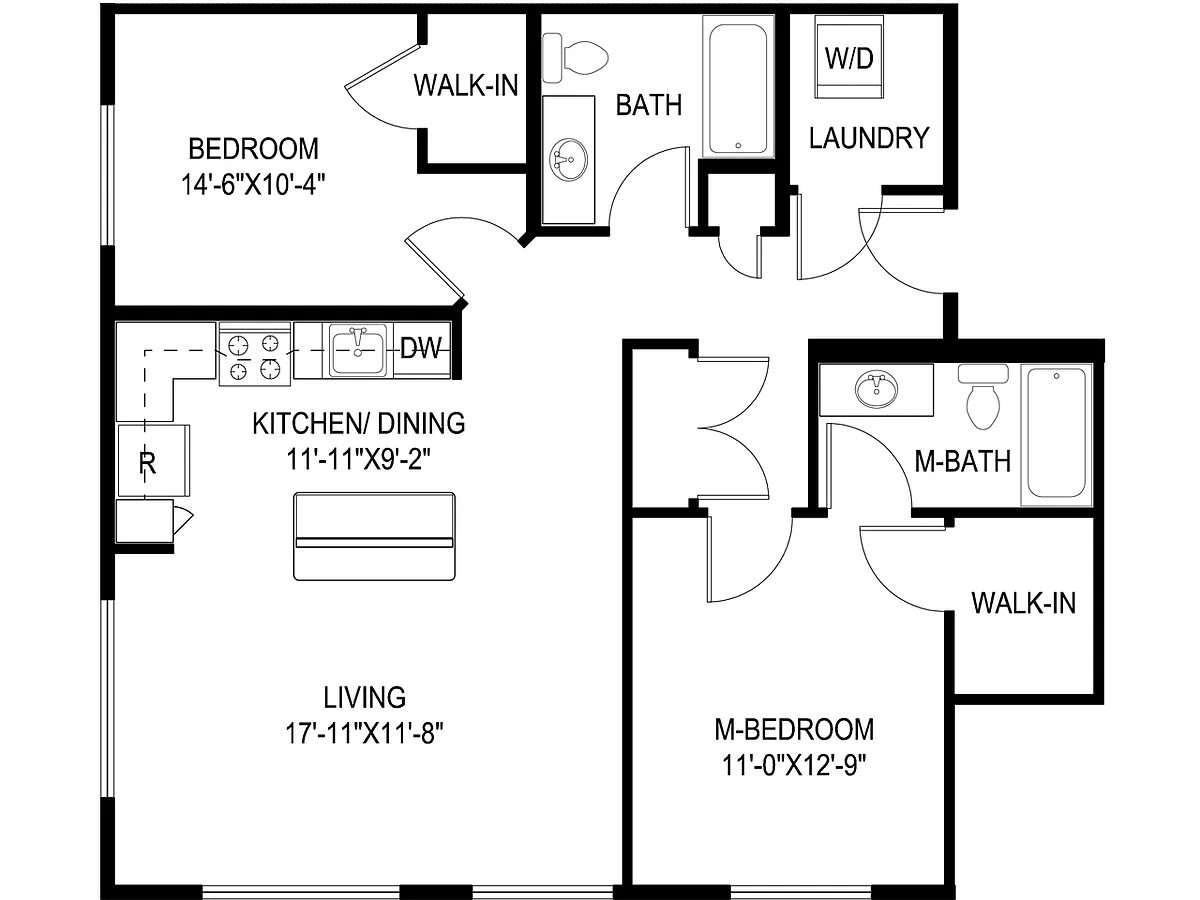 Floor plan B3